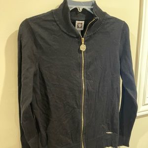 NWT Anne Klein Zip-Up with Gold Zipper Detail